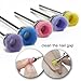 TP 5PCS 3/32'' Electric Nail Art Drill Bit Brush Cleaner Rotary Manicure Drilling Cleaning Tool Machine Accessories - Mixed color