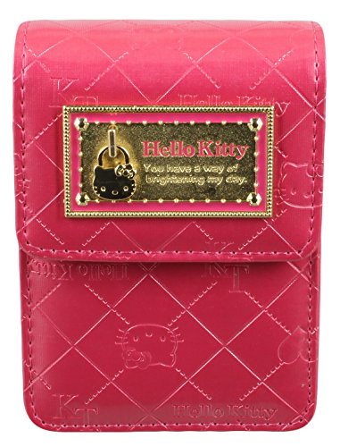 Preisvergleich Produktbild Aldi Hellokitty Hello Kitty Hk26-5 Zigarettenetui, Emaille, Quiltmaterial, Rosa