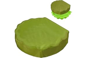 BEIMEIII Bâche de protection pour bac à sable - 100 x 15 cm - Ronde - Étanche - Pour bac à sable - Avec couvercle - Pour coquillages d'eau et sable