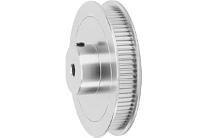 Kamremshjul, Synkronhjul, 2GT Kamremskiva 80 Tandborrning 5 Mm Synkronhjul i Legerat Stål för 3D-skrivare CNC-maskin, Kamremm