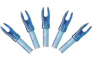 ZSHJGJR 50pcs Flecha Plástica de la Arcada Nocks Inserta el Pin Nock para el Eje de la Flecha del Diámetro Interno 4.2mm