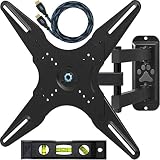 Cheetah Mounts ALAMLB - Soporte de pared y de techo, para televisores y pantallas de 23pulgadas hasta 55 pulgadas, hasta VESA 400 x 400 y 25 kg, con cable HDMI de 3 Metros