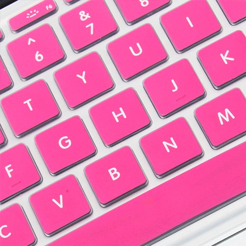 GMYLE 4 im 1 – GMYLE Ultra Slim Matte Gummierte Plastik Harte Hülle Case for Macbook Air 11 Zoll & Tasche & Clear Display Schutz & Silikon Tastatur Abdeckung – Rosa - 6