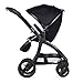 Egg Stroller in Gotham Black with Black Frame and Jet Black Seat Liner