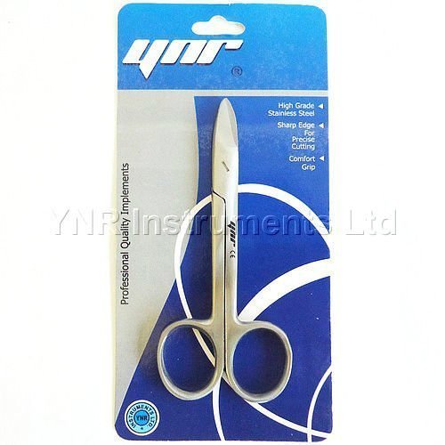 YNR England Premier Toe Nail Scissors Clippers Podiatry Chiropody StainlessSteel