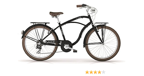 MBM Bici Cruiser Maui 2016 da Uomo Misura 26 (Matt Black) : Sport e tempo  libero