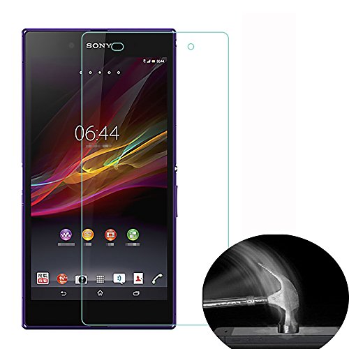 BORIYUAN 1X Echt Glas Displayschutzfolie 9H 0.26mm Panzerglas Folie für Sony Xperia Z Ultra 1er Pack
