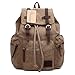 Produktbild AUKMONT Vintage Canvas Rucksack Rucksäcke Herren Damen Laptop Backpack Retro Schulrucksack für Stendenten Outdoor Reise Wandern Camping Khaki #220