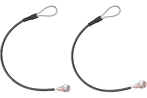 KMBNTU 2Pcs Tailgate Cables Fit for John Deere Gators M TE TH TX XUV TH TX HPX615E HPX815E XUV825E/M XUV835E/M/R XUV855E XUV865E/M/R Tailgate Equipment Cable M159508