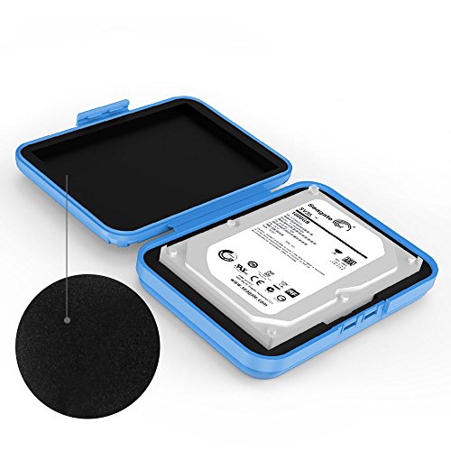 ORICO HDD Tasche 3.5 Zoll Wasserdichte Festplatten Schutzhülle Anti-Statik für HDD / SSD PHX35 in Blau - 4