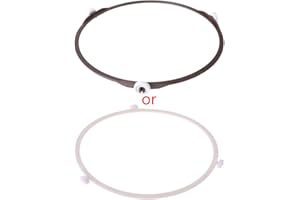 Ocobudbxw Mikrowellenherd, Drehteller, Drehteller, Glasplatte, 6,57 Zoll (16,5 cm), innen