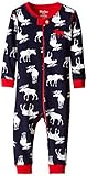 Hatley Baby Boys 0-24m Blue Moose Sleepy Romper Pyjama Set