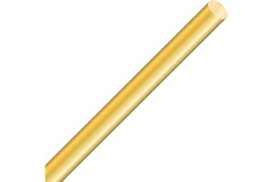 LAVMHAB Messingstab 10mm x 300mm, Messing Massiver Runde Stab für DIY Bastel (1 Stück)