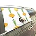 Produktbild Cartoon Lächelnde Zwiebel Gemüse Faltbarer Hund Sicherheit Auto Gedruckt Fenster Zaun Vorhang Barrieren Beschützer Für Baby Kind Einstellbare Flexible Sonnenschutzabdeckung Universal Fit Für Suv