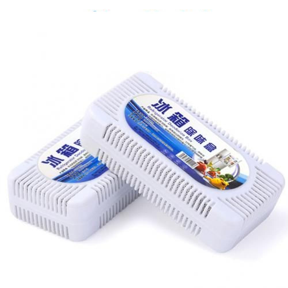 NEWVENT 2 Pcs Charcoal Air Freshner For Fridge | Natural Activated Charcoal Deodorizer | No Smell Air Freshner carboan (Pack 