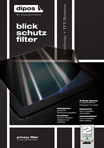 dipos 23.8 Zoll Wide 528×297 mm Blickschutzfilter – Premium Blickschutzfilter für Monitor, Laptop und weitere Anwendungsbereiche - 5