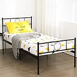 Das Bett ist für Matratze 90x190cm. Bett Größe: 195 x 91 x 88cm. Belastbar: 100kg.