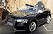 Price comparison product image Audi RS5 Kids Ride On Car Licensed Children Toy Car (Black) with Remote Control Radio Control