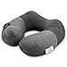 Price comparison product image Detachable and Washable Neck Pillow, Plemo 2017 New Design Inflatable Pillow with 2 Breathable Cotton Sleeves, Quick Inflation and Deflation in Seconds, 300 g