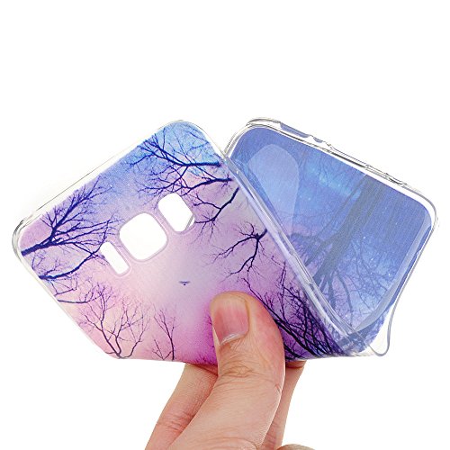 Lanveni Samsung Galaxy S8 Hülle, Handyhülle Galaxy S8 Case Etui Protective Case Cover TPU Silikon Schutzhülle Bumper Handytasche TPU-Bumper Weiche Silikon Case mit Bunte Gemalt Design (Woods) - 6
