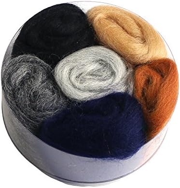 San felt felt wool Assorted 6. color set (RWA-D) Dark
