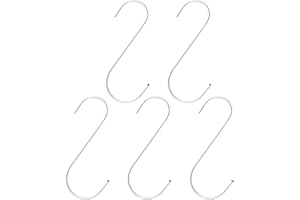 GeeRic 5PCS Ganci a Forma S, Ganci per Umidificatore per Radiatore Multifunzione Appeso Gancio in Ferro Metallo Attaccapanni per Bagno,Camera, Soggiorno,Ufficio,Cucina