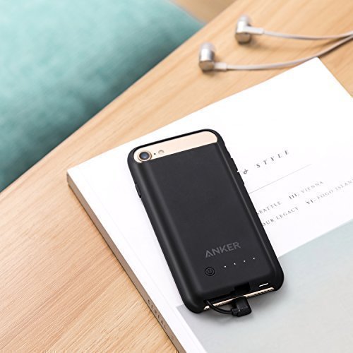 iPhone 7 Battery Case, Anker PowerCore Case for iPhone 7 (4.7 inch), iPhone 6 / 6s/ 7 Battery Case with 2200mAh Capacity / 80% Extra Battery [Apple MFi Certified] (Black)