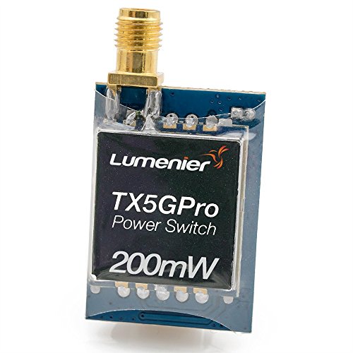 Lumenier TX5GPro-200 Mini 200mW 5.8GHz FPV Transmitter with Power Supply RS.4836.22 (51.00% Off) - Amazon