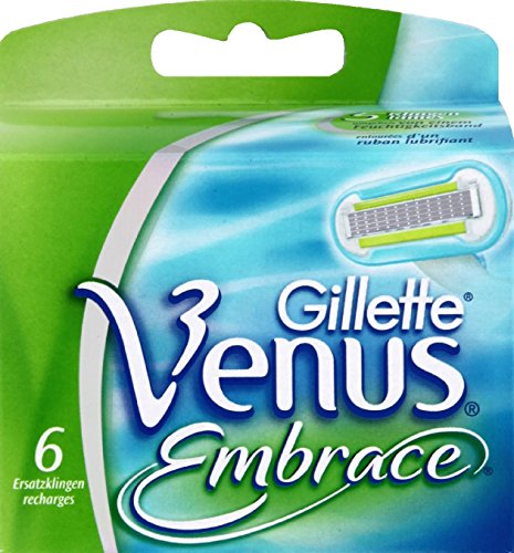 Gillette Venus Embrace Rasierklingen für Damenrasierer, 6 Stück