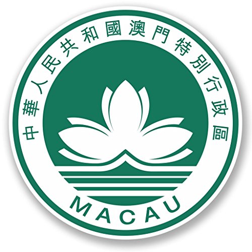 2 x Macau Macao Vinyl Aufkleber Aufkleber Laptop Reise Gepäck Auto Ipad Schild Fun # 5377 - 10cm/100mm Wide