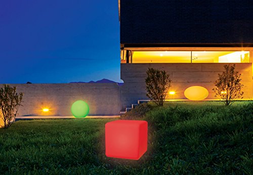 Telefunken Solar-Gartenleuchte – Ball (Dekoleuchte mit RGB Farbwechsel, schwimmfähig, riesiges Solarpanel mit 1,5W) Kugel - 4