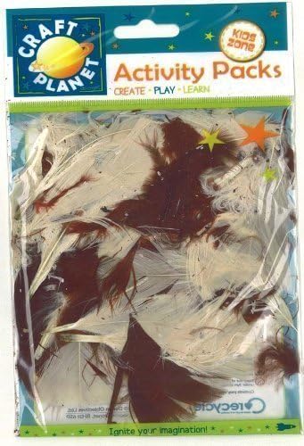 Craft Planet Natural Feathers, Assorted, 7 g