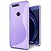 Produktbild Conie SC3630 S Line Case Kompatibel mit Honor 8, TPU Smartphone Hülle Transparent Matt rutschfeste Oberfläche für Honor 8 Rückseite Design Lila