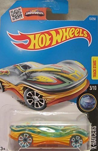 Hot Wheels 2016 X-Raycers Clear Speeder 1:64 Scale Collectible Die Cast Metal Toy Car Model #3/10 on International Long Card