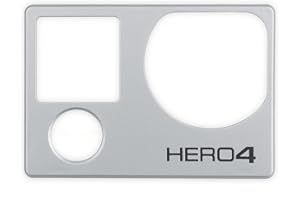 SOONSUN Front Cover Frontplatte, Rahmen Gehäuse Ersatz Reparatur Teil für GoPro Hero 4 schwarz und silber