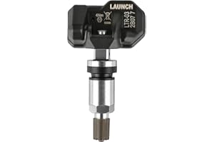 LAUNCH LTR-03 TPMS Sensor 315MHz/433MHz Dual Frequency Screw-in Metal Tire Pressure Monitor System Programmable Replace OE-Sensor for LAUNCH TPMS Tool Update Version of LTR-01