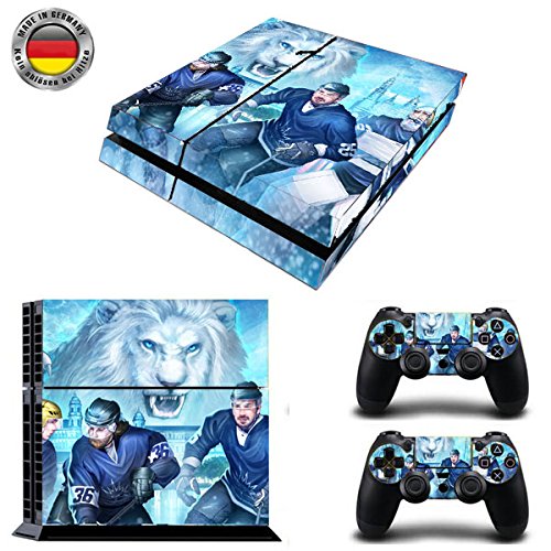 Preisvergleich Produktbild Dresden EishockeySony PS4 Playstation-Sticker, Aufklebermaterial aus Vinyl, Fanartikel, Sportfan