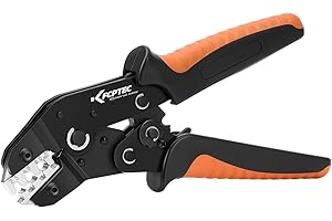 KF CPTEC Pince à sertir PV pour Solaire Connecteur 2,5 mm², 4 mm², 6 mm² - Pince à sertir mc4-Panneau solaire - PV Pince de Sertissage