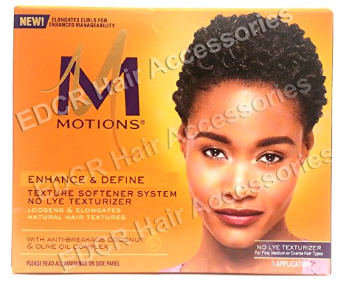 New Motions Enhance & Define Texture Softener System No Lye Texturizer 1 Application