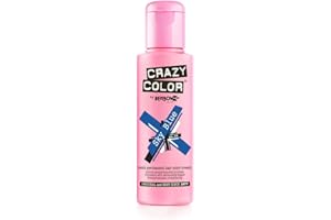 Crazy Color Crema Colorante Vegetale per Capelli, Sky Blue - 100 ml