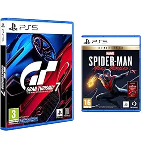 Gran Turismo 7 | Standard Edition | PS5 Game (PlayStation 5)&PS5 Marvel's Spiderman Miles morales Ultimate Edition