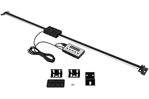 ACOGEDOR Lecture numérique ， Affichage numérique 0 à 600 mm de la télécommande DRO Remote LCD Kit Kit de lecture LCD à échelle linéaire précise pour les machines de fraisage Tours