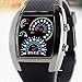 Price comparison product image Beautiful Watches , Mens Sports Car Rpm Blue&White Led Speed Wrist Watch ( Color : Black )