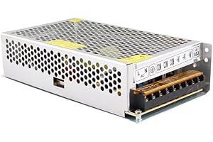 YHLOUBB Transformadores de iluminación de 1pcs DC 15V Adaptador de fuente de alimentación conductor LED,15V 20A