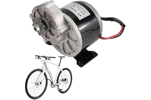COCOARM Zestaw do Konwersji Roweru Elektrycznego 12V 250W DC z Reduktorem Biegów z 9 Zębatkami Szczotkowanymi do Skutera Rowerowego