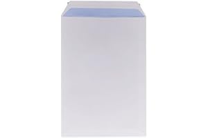 UNIVERS GRAPHIQUE 50 Große A4 Umschlag Mail Beutel - C4 weißes Papier 90g Größe 229 x 324 mm weißer Umschlag