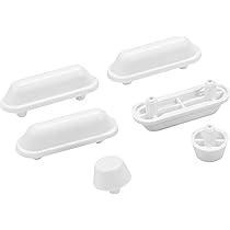 QUARKZMAN 4 stuks toiletbrilbuffers, antislip kunststof QUARKZMAN 4 stuks toiletbrilbuffers, antislip kunststof