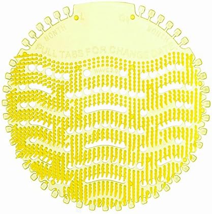 Rodoco Wave 2.0 Scented Urinal Screen Deodorising Splash Mat 30 Day Fragrance (Pack of 10) (Lemon Fresh)