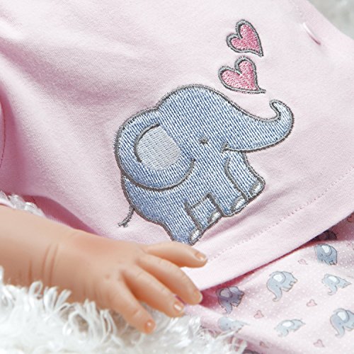 Paradise Galleries Lifelike Realistic Soft Vinyl Weighted 53cm Baby Girl Doll Gift 