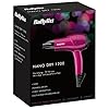 BaByliss 5282BAU Nano Travel Dry 1200 Pink